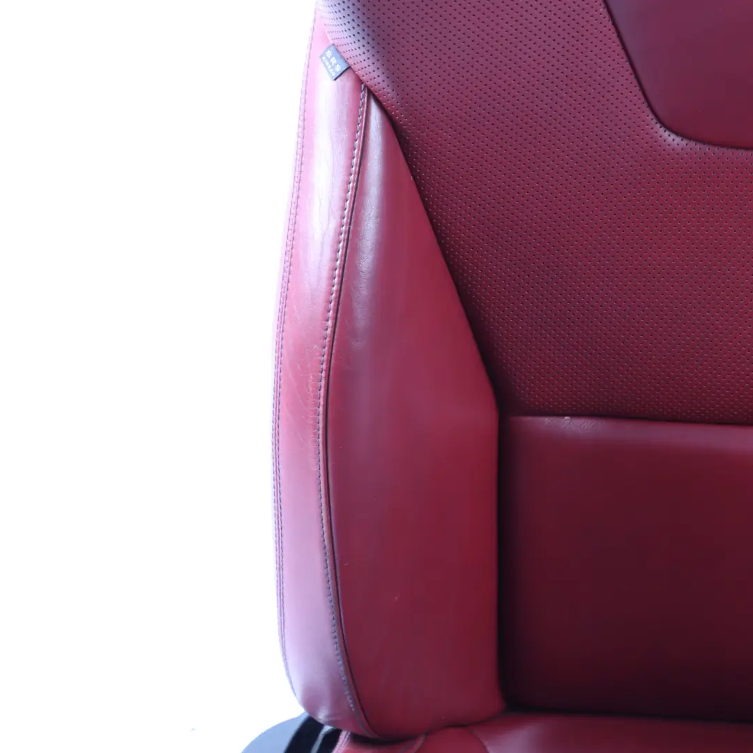 Front Right O/S Interior Red Leather to Mercedes SLK R172 Roadster Seat with Part number A1729109502 Mercedes SLK R172 Roadster Seat Front Right O/S Interior Red Leather - SKU A1729109502 - Part number A1729109502