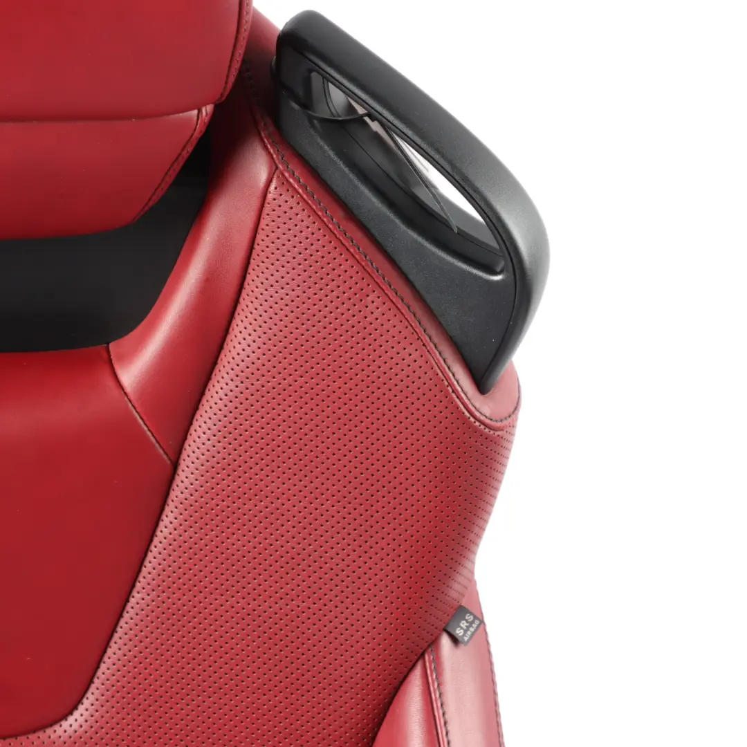 Front Left N/S Interior Red Leather to Mercedes SLK R172 Seat with Part number A1729109602 Mercedes SLK R172 Seat Front Left N/S Interior Red Leather - SKU A1729109602 - Part number A1729109602