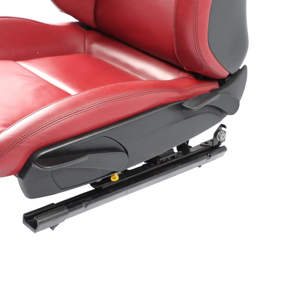 Front Left N/S Interior Red Leather to Mercedes SLK R172 Roadster Seat with Part number A1729109502 Mercedes SLK R172 Roadster Seat Front Left N/S Interior Red Leather - SKU A1729109502 - Part number A1729109502