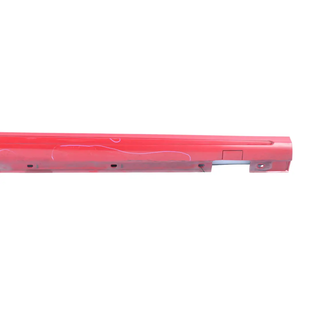 Side Skirt AMG Right O/S Door Sill Cover Jupiter Red - 589 to Mercedes W176 W246 with Part number A1766980154 Mercedes W176 W246 Side Skirt AMG Right O/S Door Sill Cover Jupiter Red - 589 - SKU A1766980154-JUR - Part number A1766980154
