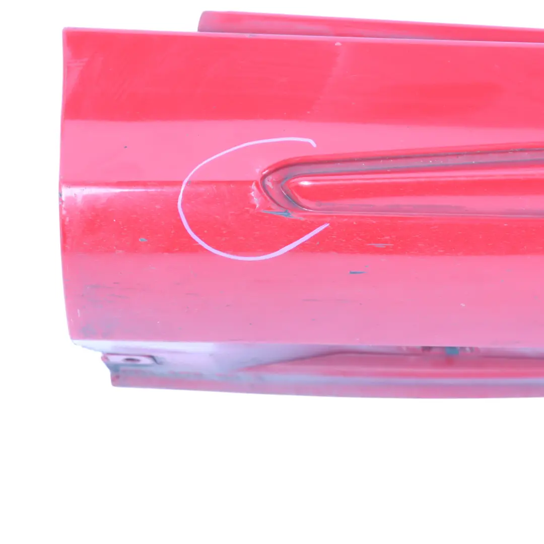 Side Skirt AMG Right O/S Door Sill Cover Jupiter Red - 589 to Mercedes W176 W246 with Part number A1766980154 Mercedes W176 W246 Side Skirt AMG Right O/S Door Sill Cover Jupiter Red - 589 - SKU A1766980154-JUR - Part number A1766980154