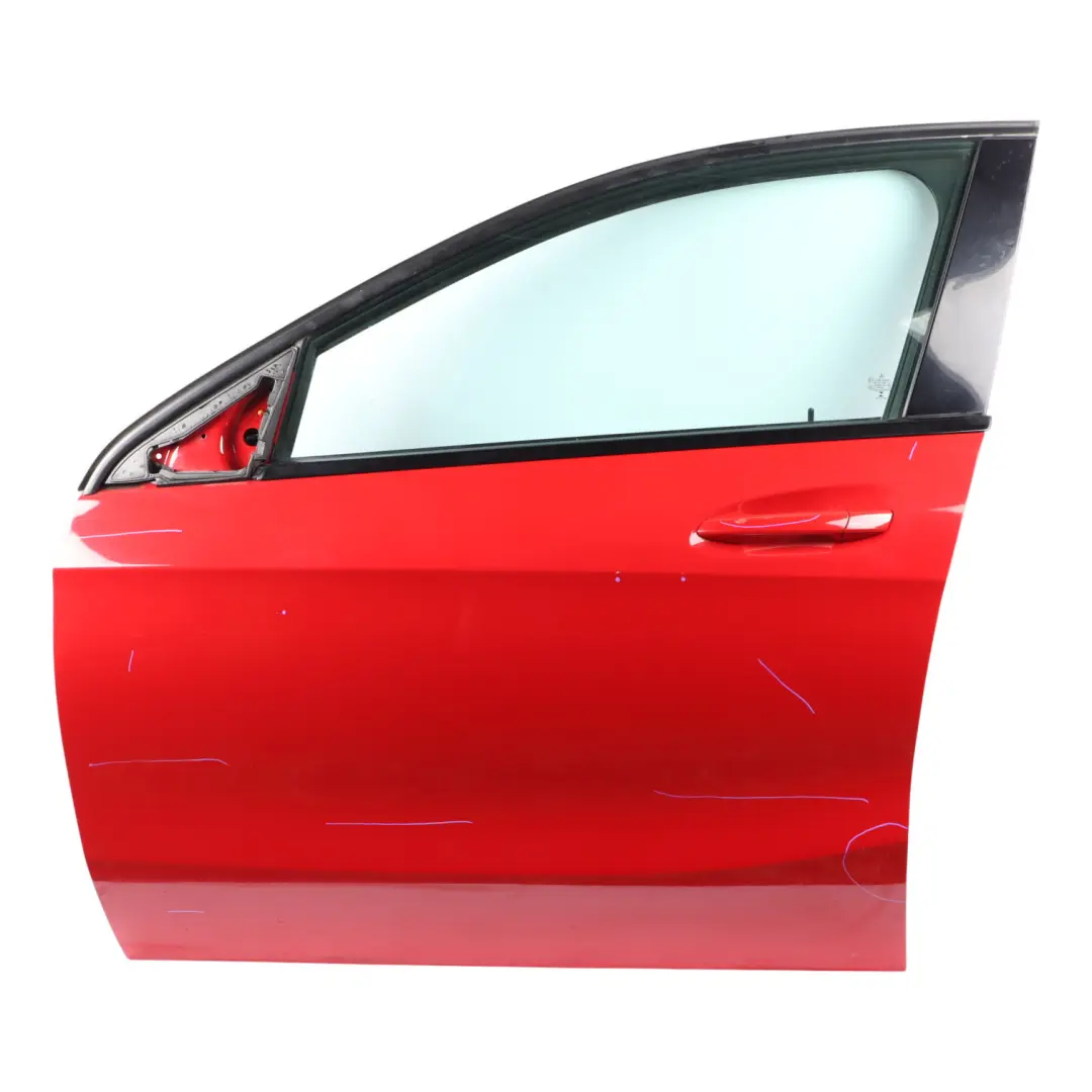 Door Front Left N/S A-Class Jupiter Red - 589 to Mercedes W176 with Part number A1767200105 Mercedes W176 Door Front Left N/S A-Class Jupiter Red - 589 - SKU A1767200105-JUR - Part number A1767200105