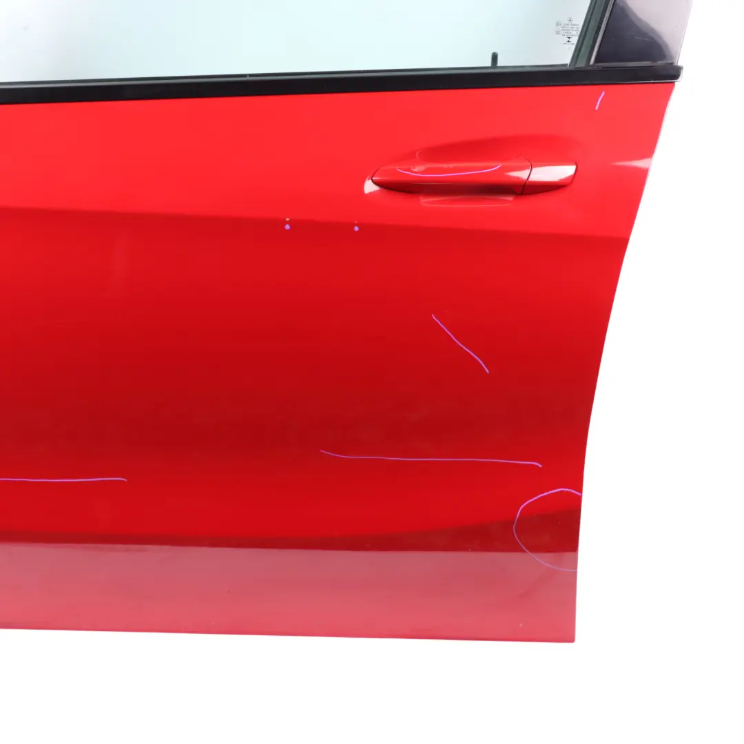Mercedes W176 Door Front Left N/S A-Class Jupiter Red - 589 - SKU A1767200105-JUR - Part number A1767200105