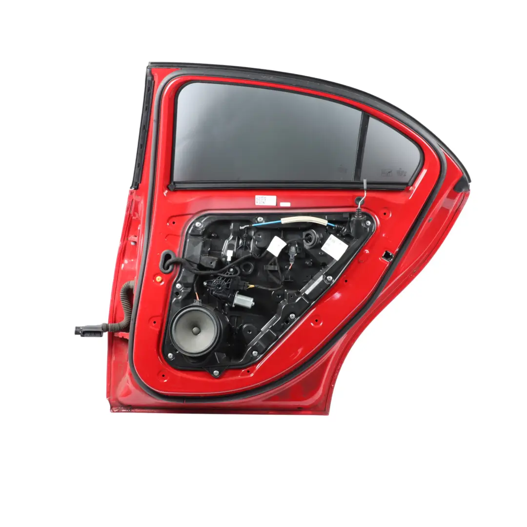 Door Rear Right O/S A-Class Jupiter Red - 589 to Mercedes W176 with Part number A1767300205 Mercedes W176 Door Rear Right O/S A-Class Jupiter Red - 589 - SKU A1767300205-JUR - Part number A1767300205
