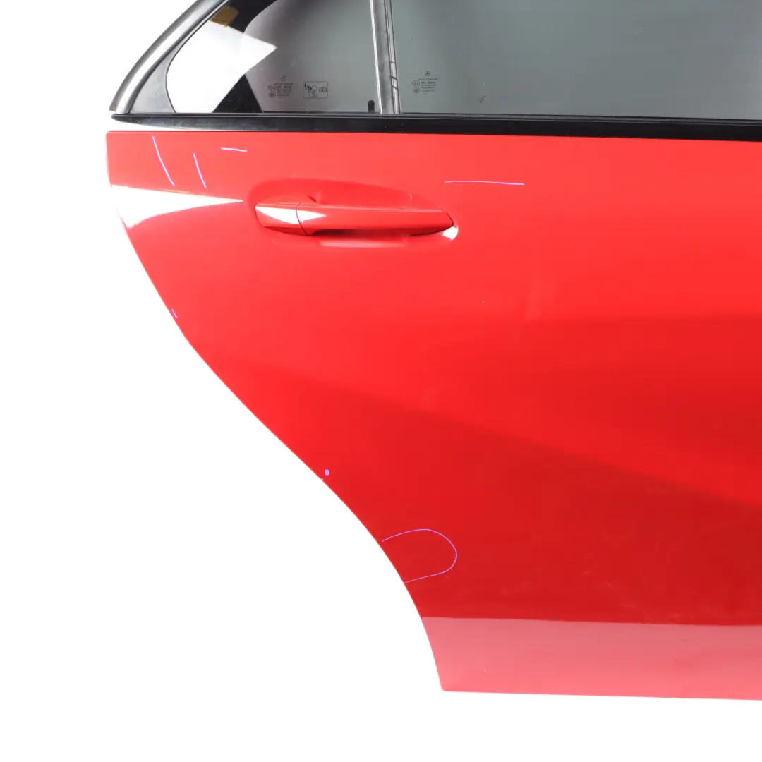 Mercedes W176 Door Rear Right O/S A-Class Jupiter Red - 589 - SKU A1767300205-JUR - Part number A1767300205