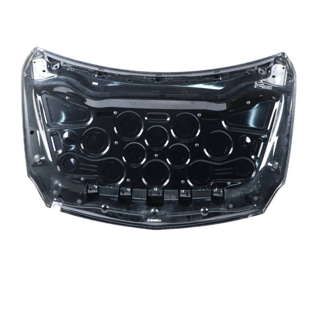 Hood Bonnet Trim Panel Cover Kosmos Black Metallic - 191 to Mercedes W176 with Part number A1768800057 Mercedes W176 Hood Bonnet Trim Panel Cover Kosmos Black Metallic - 191 - SKU A1768800057-KB - Part number A1768800057