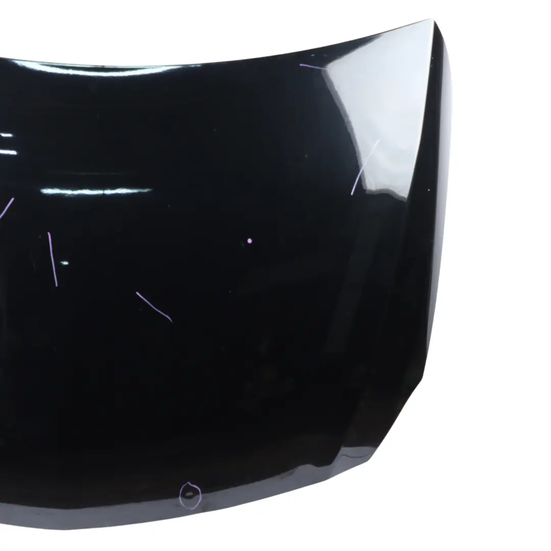 Hood Bonnet Trim Panel Cover Kosmos Black Metallic - 191 to Mercedes W176 with Part number A1768800057 Mercedes W176 Hood Bonnet Trim Panel Cover Kosmos Black Metallic - 191 - SKU A1768800057-KB - Part number A1768800057