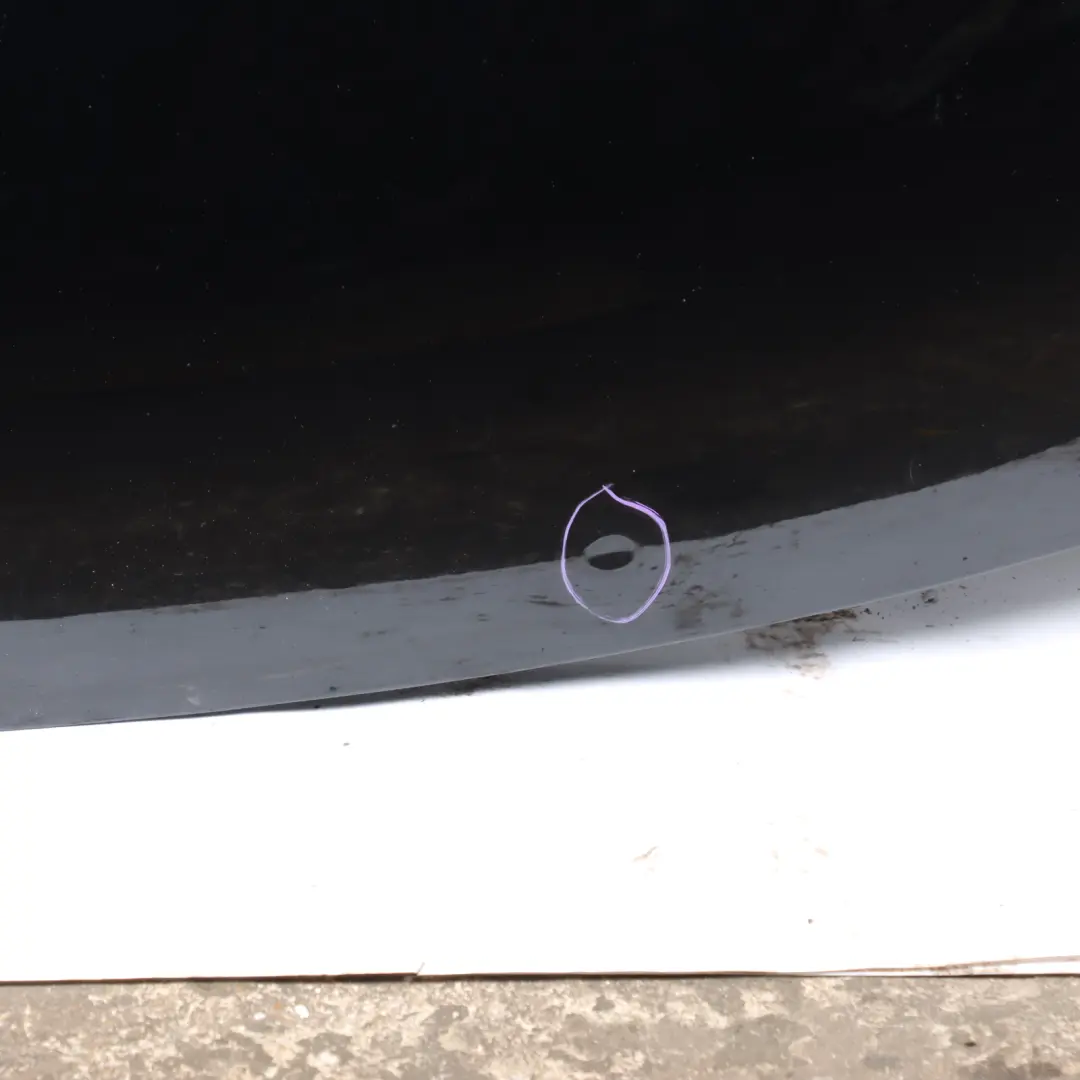 Mercedes W176 Hood Bonnet Trim Panel Cover Kosmos Black Metallic - 191 - SKU A1768800057-KB - Part number A1768800057