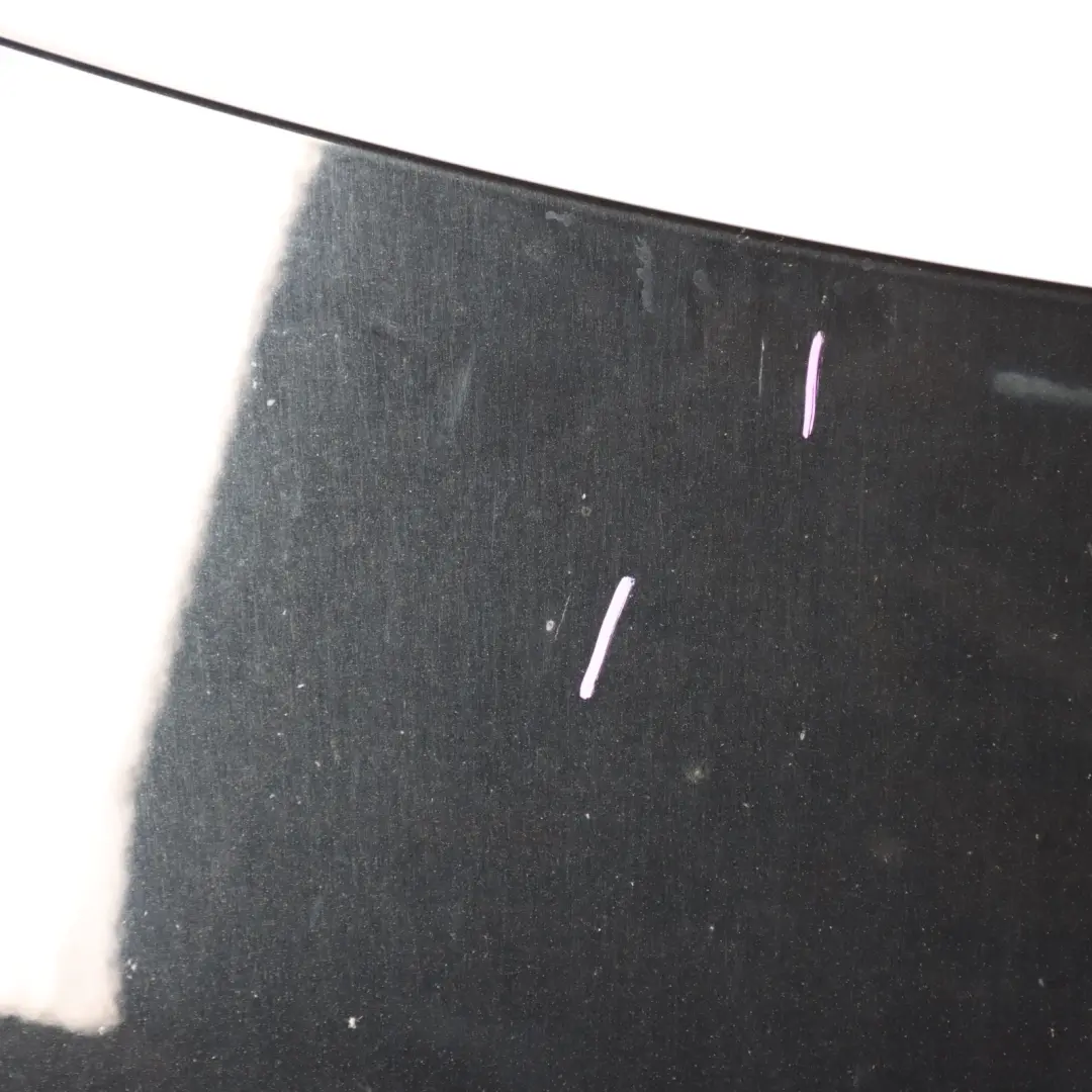 Hood Bonnet Trim Panel Cover Kosmos Black Metallic - 191 to Mercedes W176 with Part number A1768800057 Mercedes W176 Hood Bonnet Trim Panel Cover Kosmos Black Metallic - 191 - SKU A1768800057-KB - Part number A1768800057