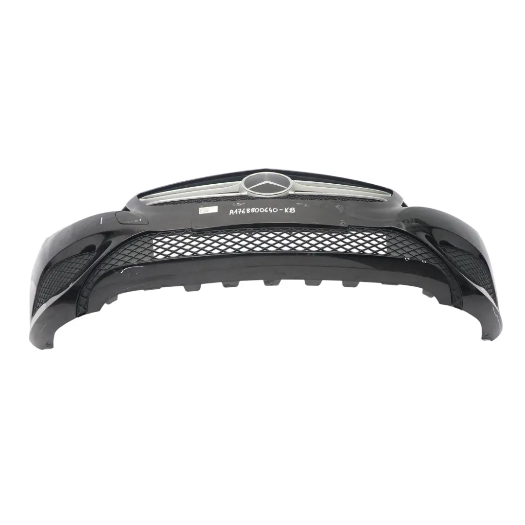 Mercedes W176 Zderzak Przedni Kosmos Black Czarny Metalik - 191 - SKU A1768800640-KB - Numer Części A1768800640