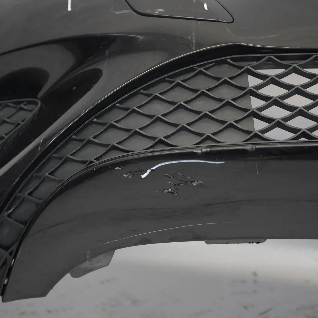 Front Bumper Trim Panel Kosmos Cosmic Black Metallic - 191 to Mercedes W176 with Part number A1768800640 Mercedes W176 Front Bumper Trim Panel Kosmos Cosmic Black Metallic - 191 - SKU A1768800640-KB - Part number A1768800640