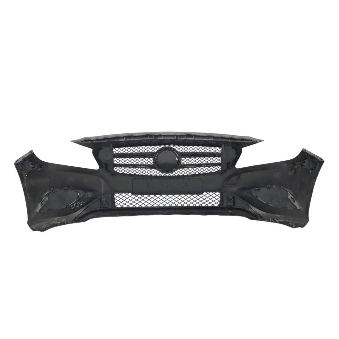 Front Bumper Trim Panel Kosmos Cosmic Black Metallic - 191 to Mercedes W176 with Part number A1768800640 Mercedes W176 Front Bumper Trim Panel Kosmos Cosmic Black Metallic - 191 - SKU A1768800640-KB - Part number A1768800640