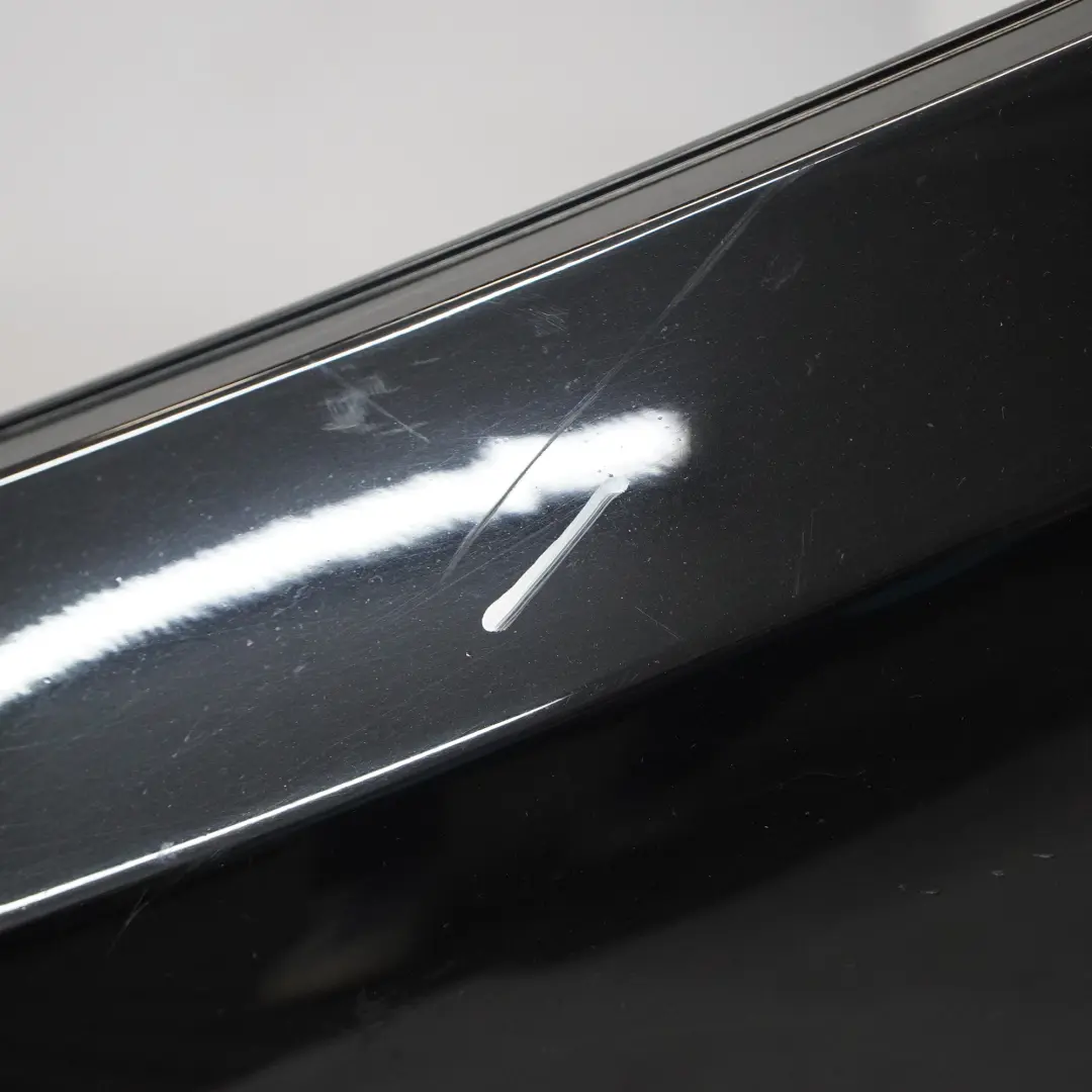 Front Bumper Trim Panel Kosmos Cosmic Black Metallic - 191 to Mercedes W176 with Part number A1768800640 Mercedes W176 Front Bumper Trim Panel Kosmos Cosmic Black Metallic - 191 - SKU A1768800640-KB - Part number A1768800640