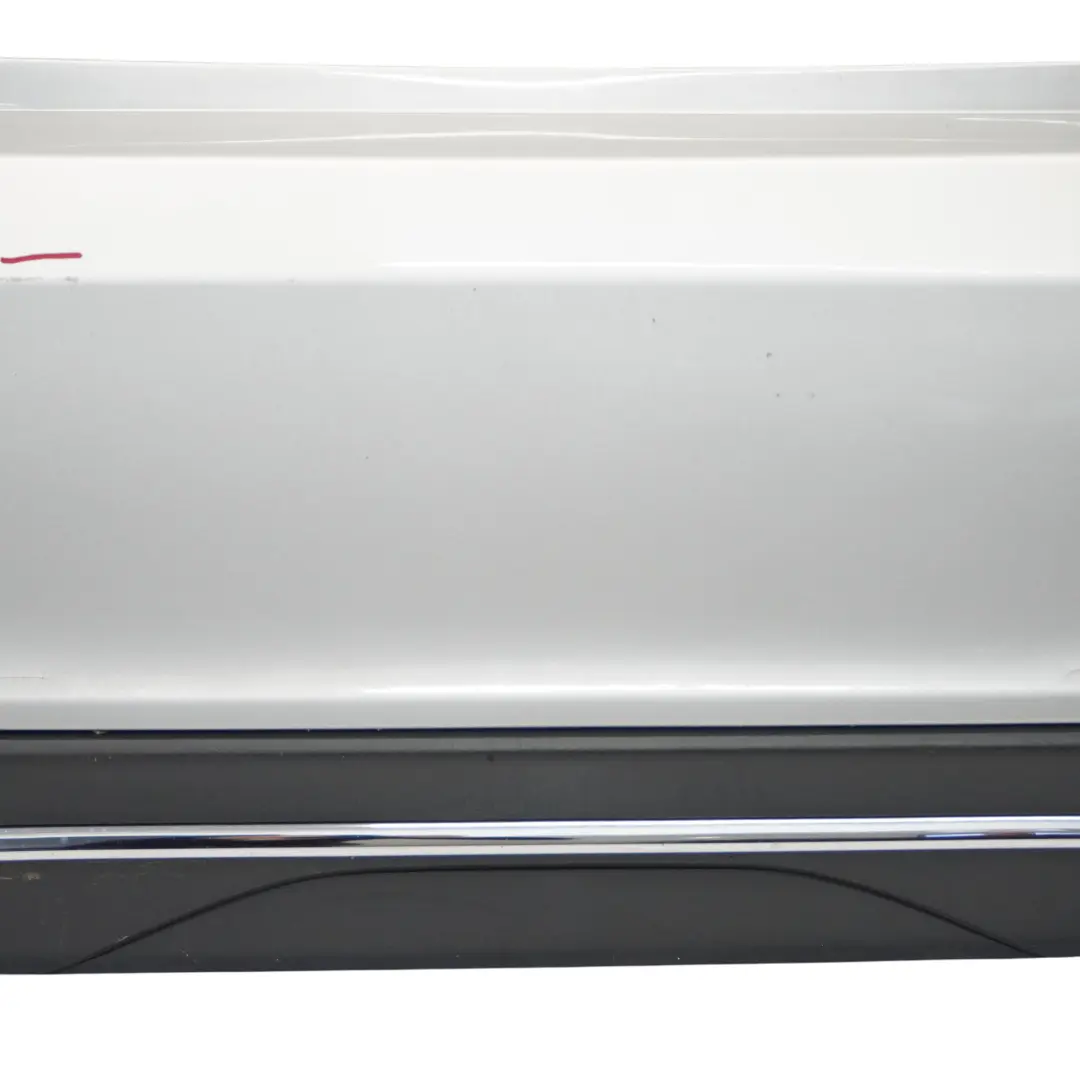 Bumper Rear Trim Panel Cover Polar Silver Metallic - 761 to Mercedes W176 with Part number A1768807040 Mercedes W176 Bumper Rear Trim Panel Cover Polar Silver Metallic - 761 - SKU A1768807040-PLS - Part number A1768807040