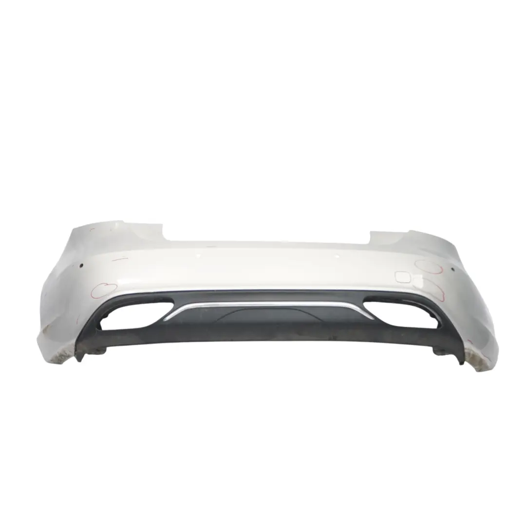 Zderzak Tylny Polar Silver Srebrny Metalik - 761 do Mercedes W176 o numerze A1768807040 Mercedes W176 Zderzak Tylny Polar Silver Srebrny Metalik - 761 - SKU A1768807040-PLS - Numer Części A1768807040