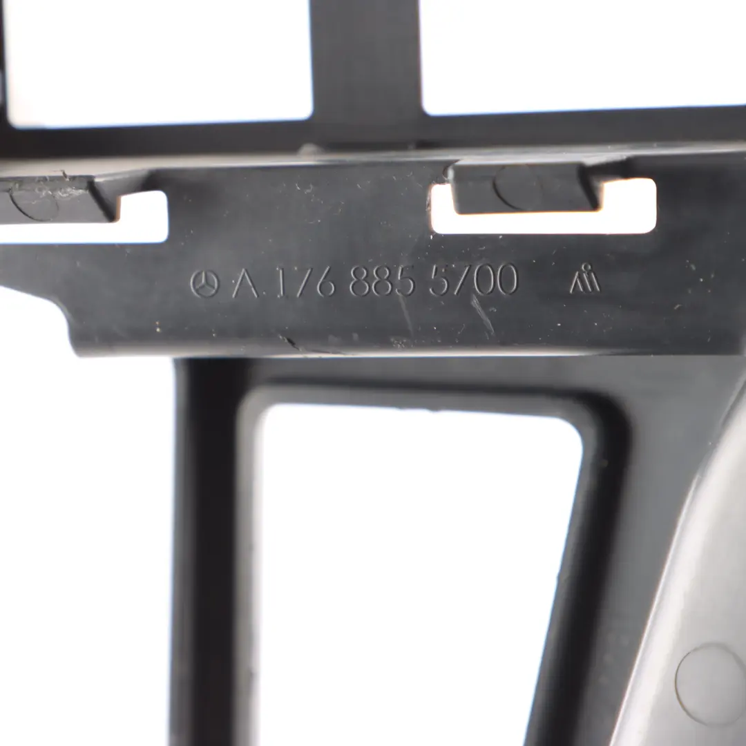 Bumper Carrier Left N/S Bracket Mount Support to Mercedes W176 Rear with Part number A1768855700 Mercedes W176 Rear Bumper Carrier Left N/S Bracket Mount Support - SKU A1768855700 - Part number A1768855700