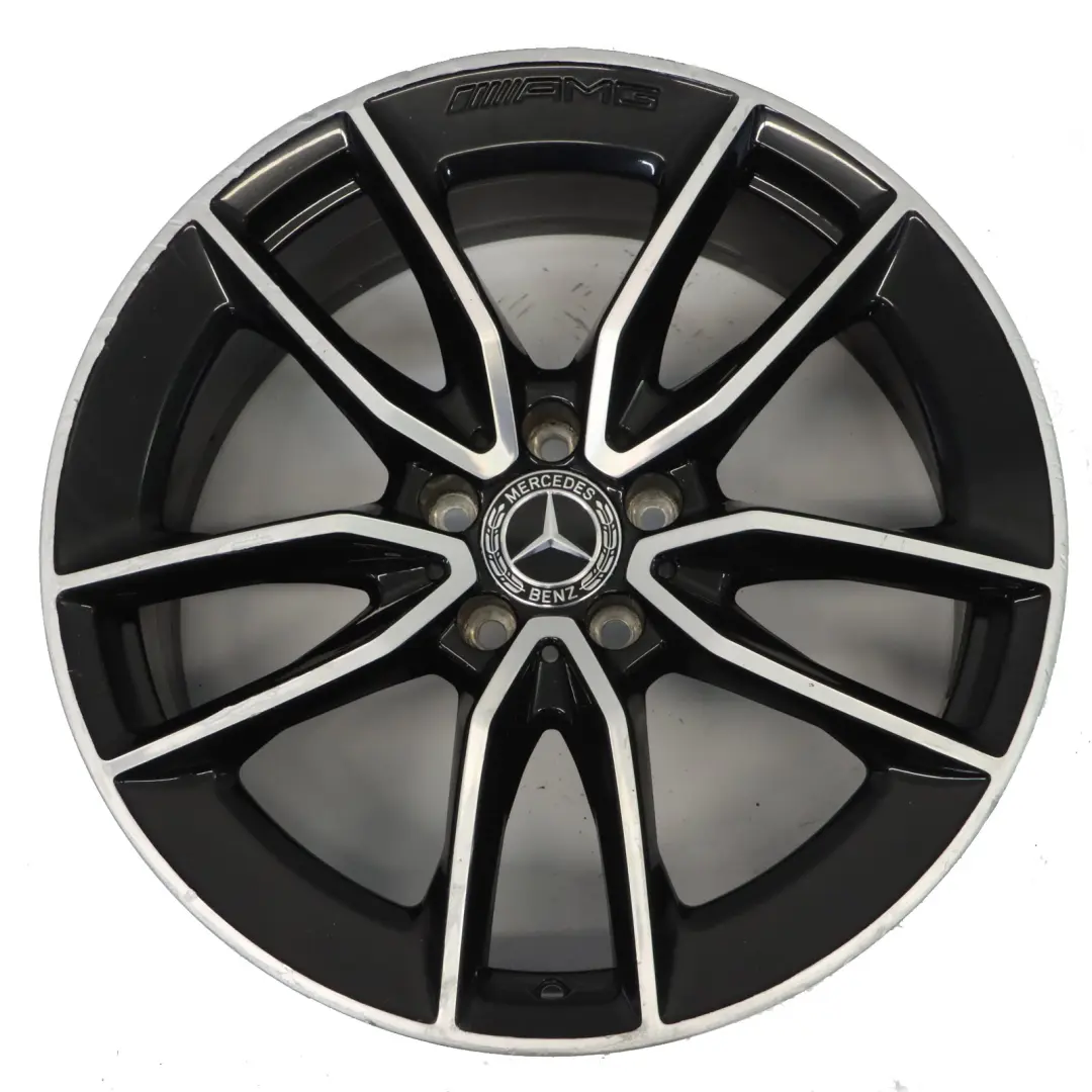 Alloy Rim 19" 5 Double Spoke ET:40 8J to Mercedes W177 V177 AMG Wheel with Part number A1774012000 Mercedes W177 V177 AMG Wheel Alloy Rim 19" 5 Double Spoke ET:40 8J - SKU A1774012000-1 - Part number A1774012000