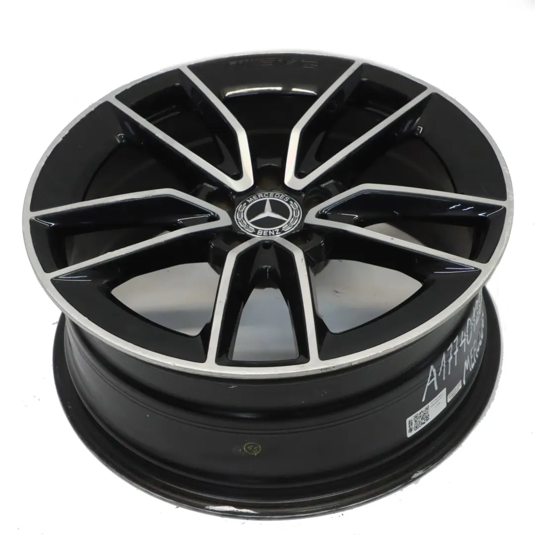  Llanta aleación Mercedes W177 V177 AMG 19" 5 radios dobles ET:40 8J - SKU A1774012000-1 - Número de pieza A1774012000