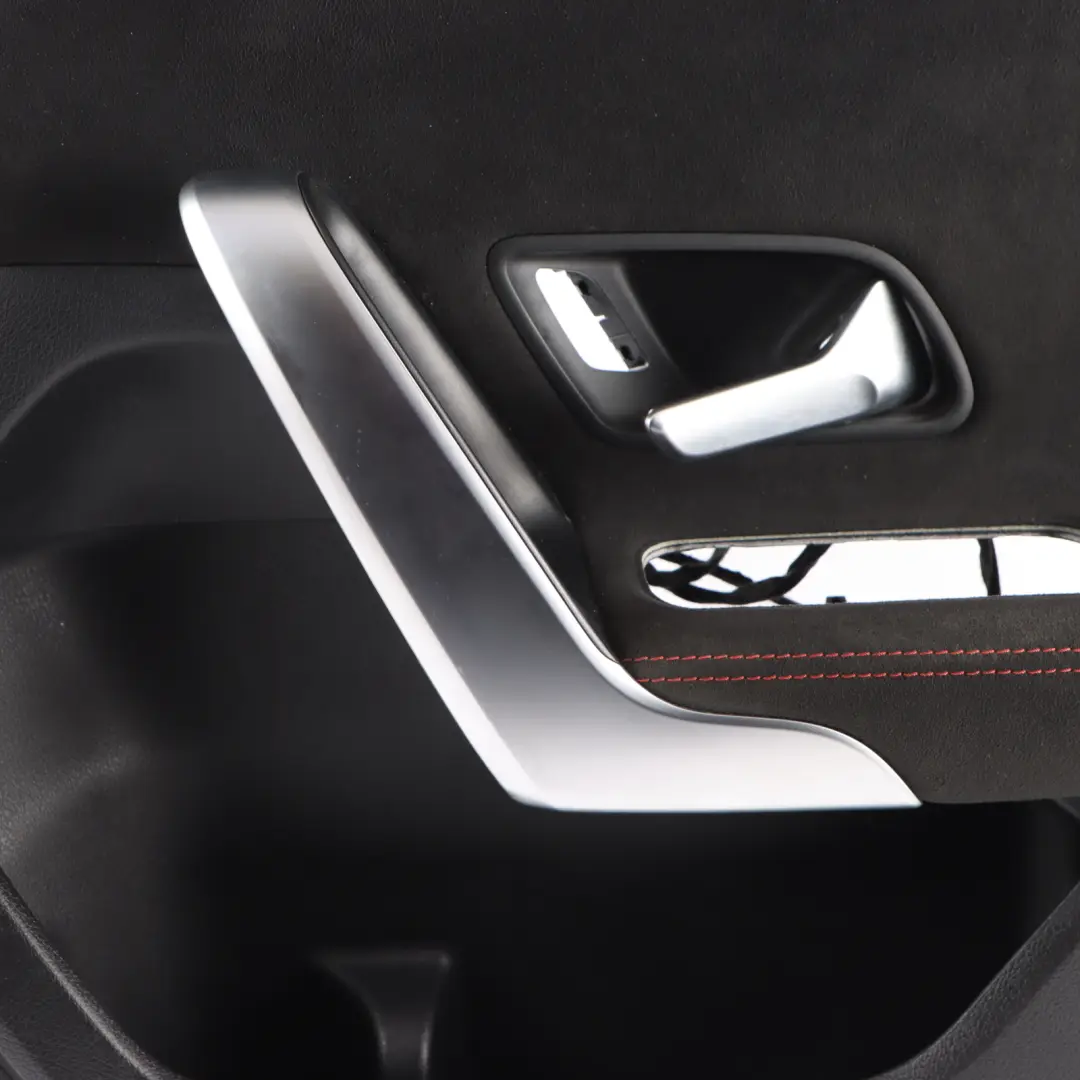 Mercedes W177 Door Card Front Right O/S Trim Panel Cover Interior Leather Black - SKU A1777202400-4 - Part number A1777202400