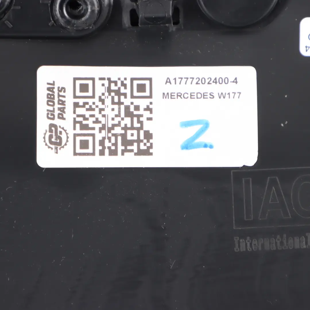 Mercedes W177 Door Card Front Right O/S Trim Panel Cover Interior Leather Black - SKU A1777202400-4 - Part number A1777202400