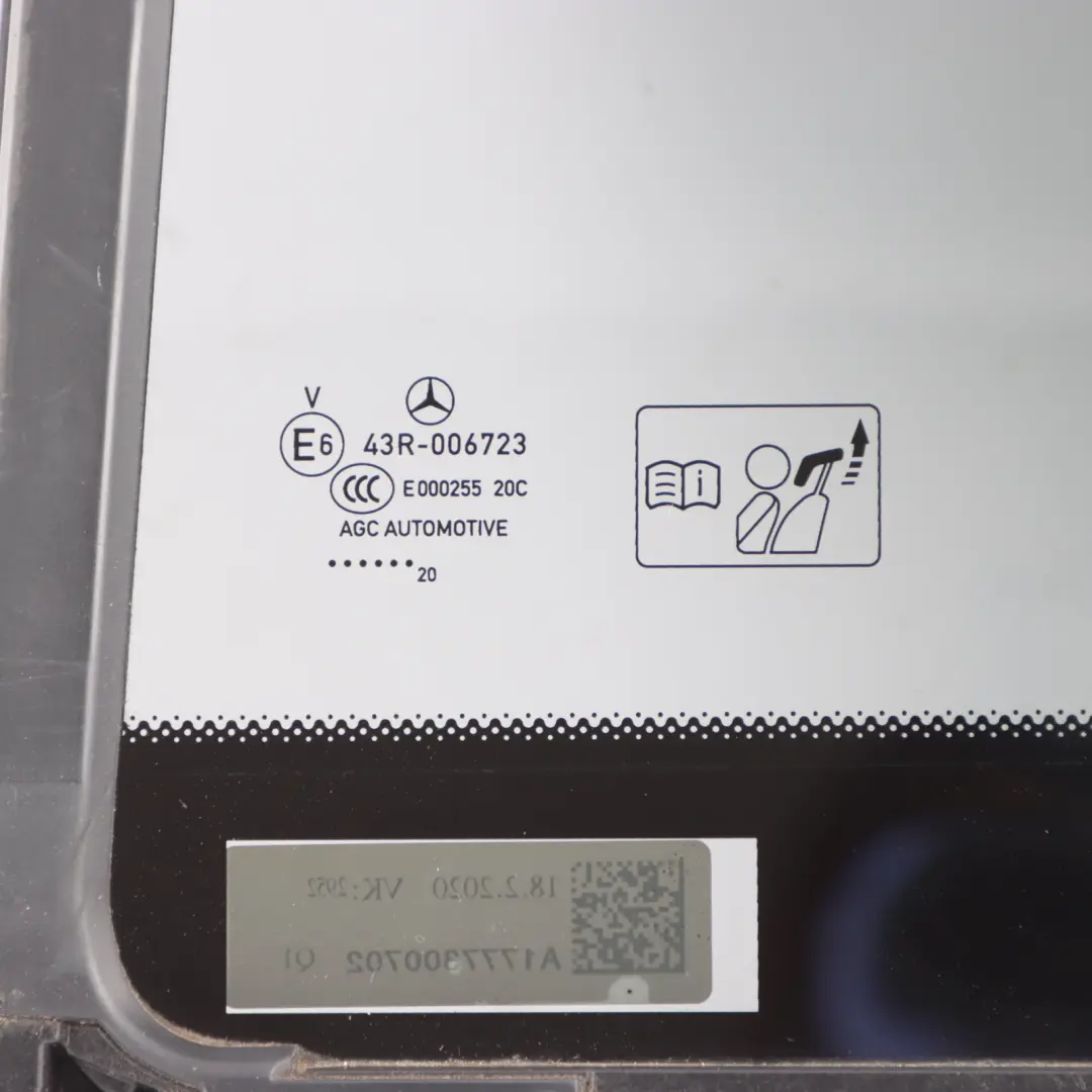 Door Side Window Glass Fixed Left N/S to Mercedes V177 Rear with Part number A1777300700 Mercedes V177 Rear Door Side Window Glass Fixed Left N/S - SKU A1777300700 - Part number A1777300700