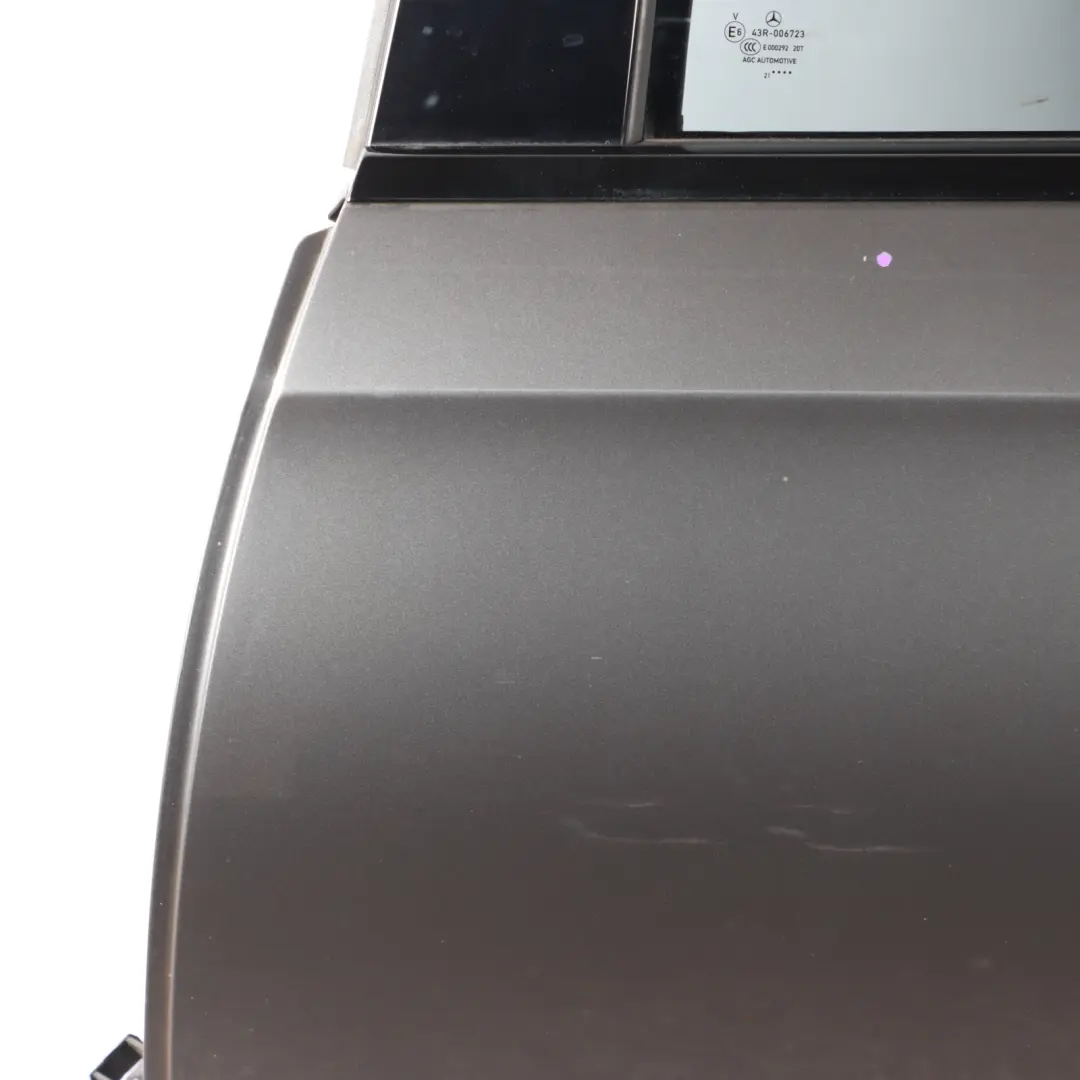 Door Rear Left N/S A-Class Mountain Grey Metallic - 787 to Mercedes W177 with Part number A1777301300 Mercedes W177 Door Rear Left N/S A-Class Mountain Grey Metallic - 787 - SKU A1777301300-MG - Part number A1777301300