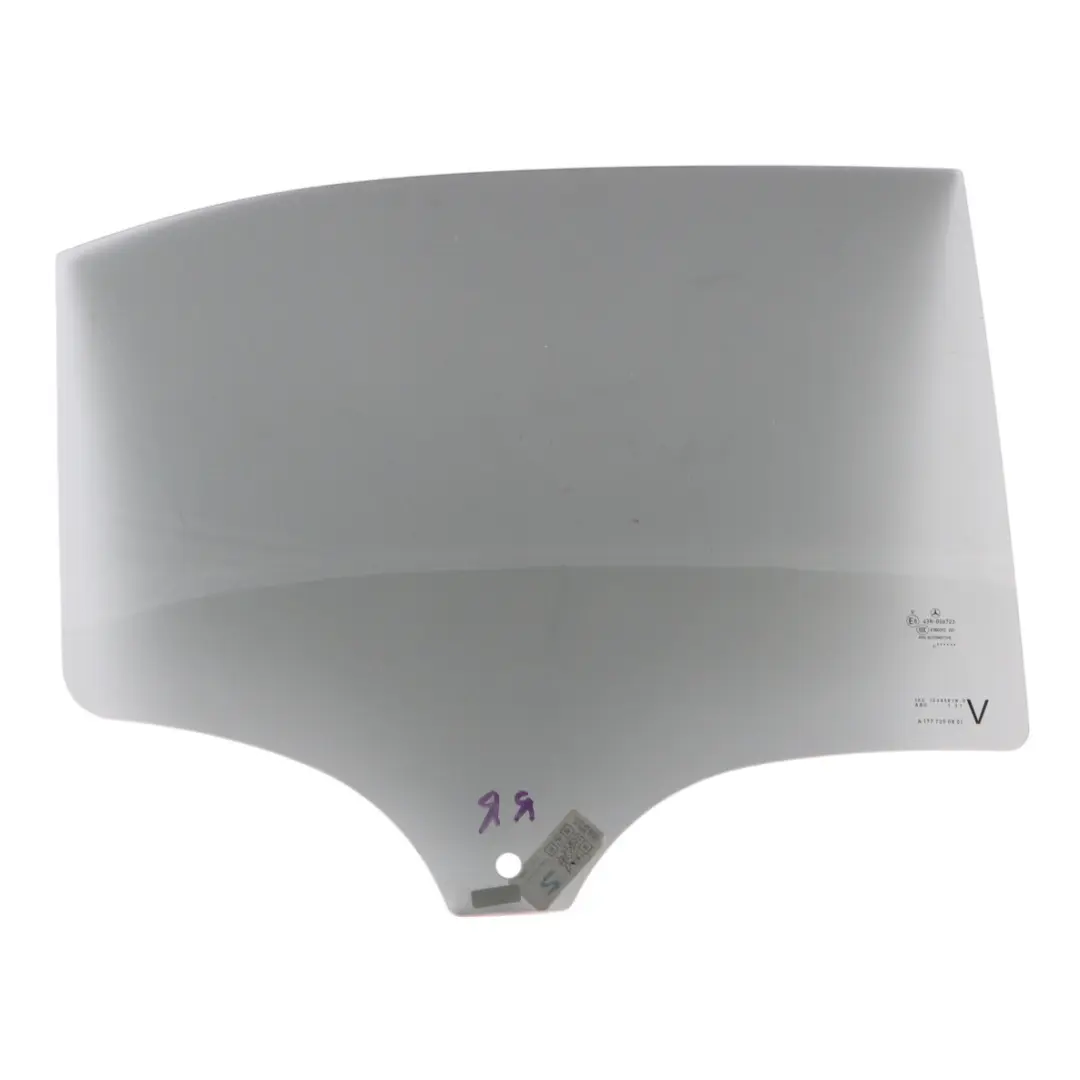 Vetro Della Porta Posteriore Oscurato Destra per Mercedes V177 con numero di parte A1777350801 Mercedes V177 Vetro Della Porta Posteriore Oscurato Destra - SKU A1777350801 - Numero di parte A1777350801