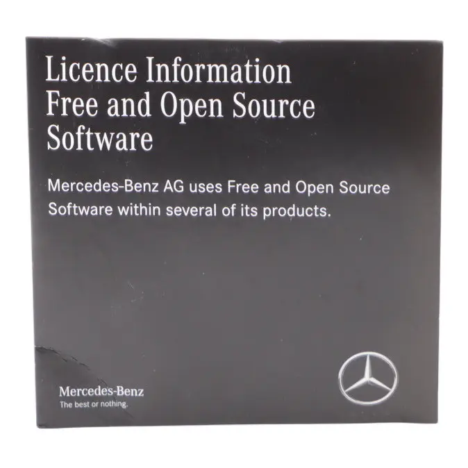 Licence Information And Open Source Software Disk to Mercedes W177 with Part number A1778270701 Mercedes W177 Licence Information And Open Source Software Disk - SKU A1778270701 - Part number A1778270701