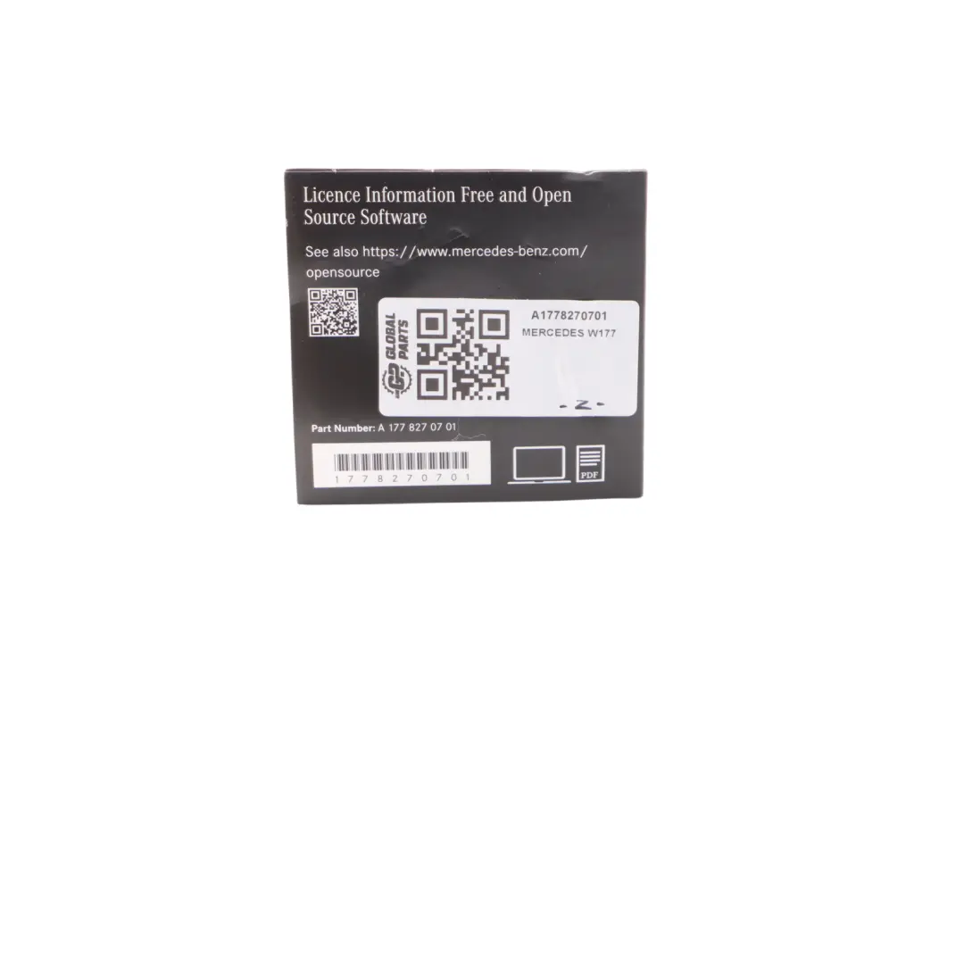 Licence Information And Open Source Software Disk to Mercedes W177 with Part number A1778270701 Mercedes W177 Licence Information And Open Source Software Disk - SKU A1778270701 - Part number A1778270701