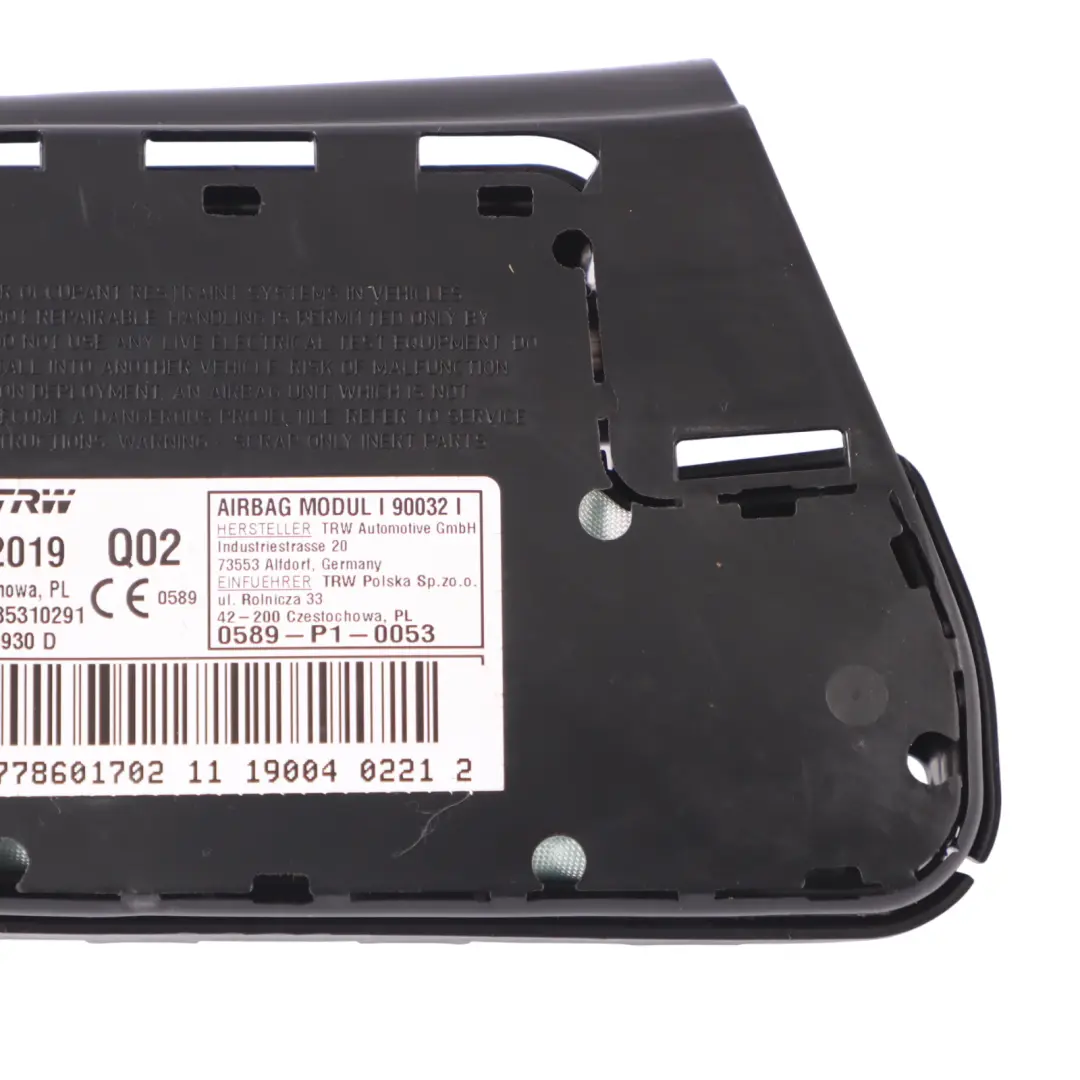 Mercedes W177 Module d'air latéral de siège avant gauche - SKU A1778601702 - Numéro de pièce A1778601702