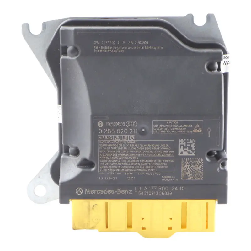 Mercedes W177 Modulo Aria SRS Sistema Di Controllo Unità ECU A1779002410