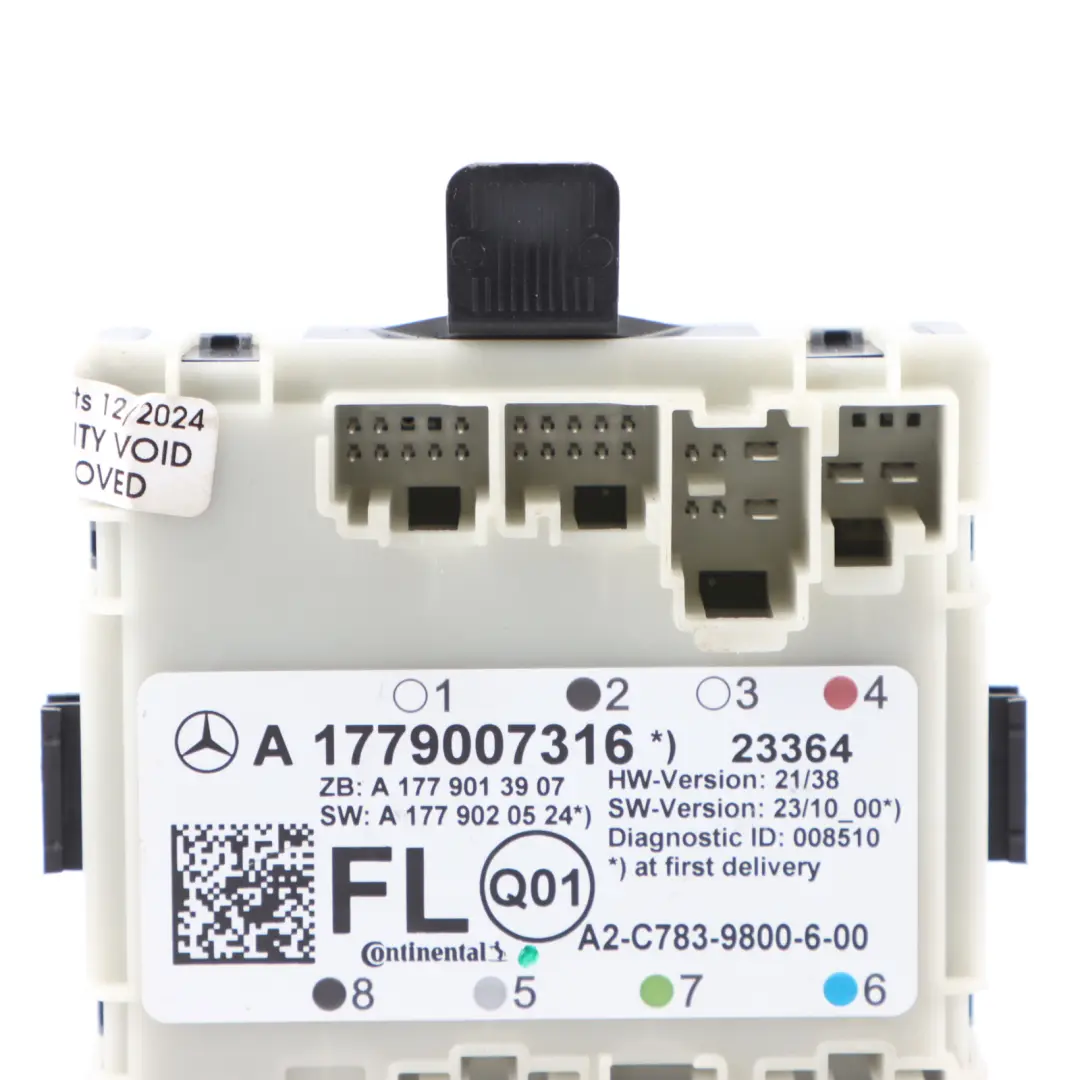 Mercedes W177 Modulo Controllo Porta Anteriore Sinistra ECU - SKU A1779007316 - Numero di parte A1779007316