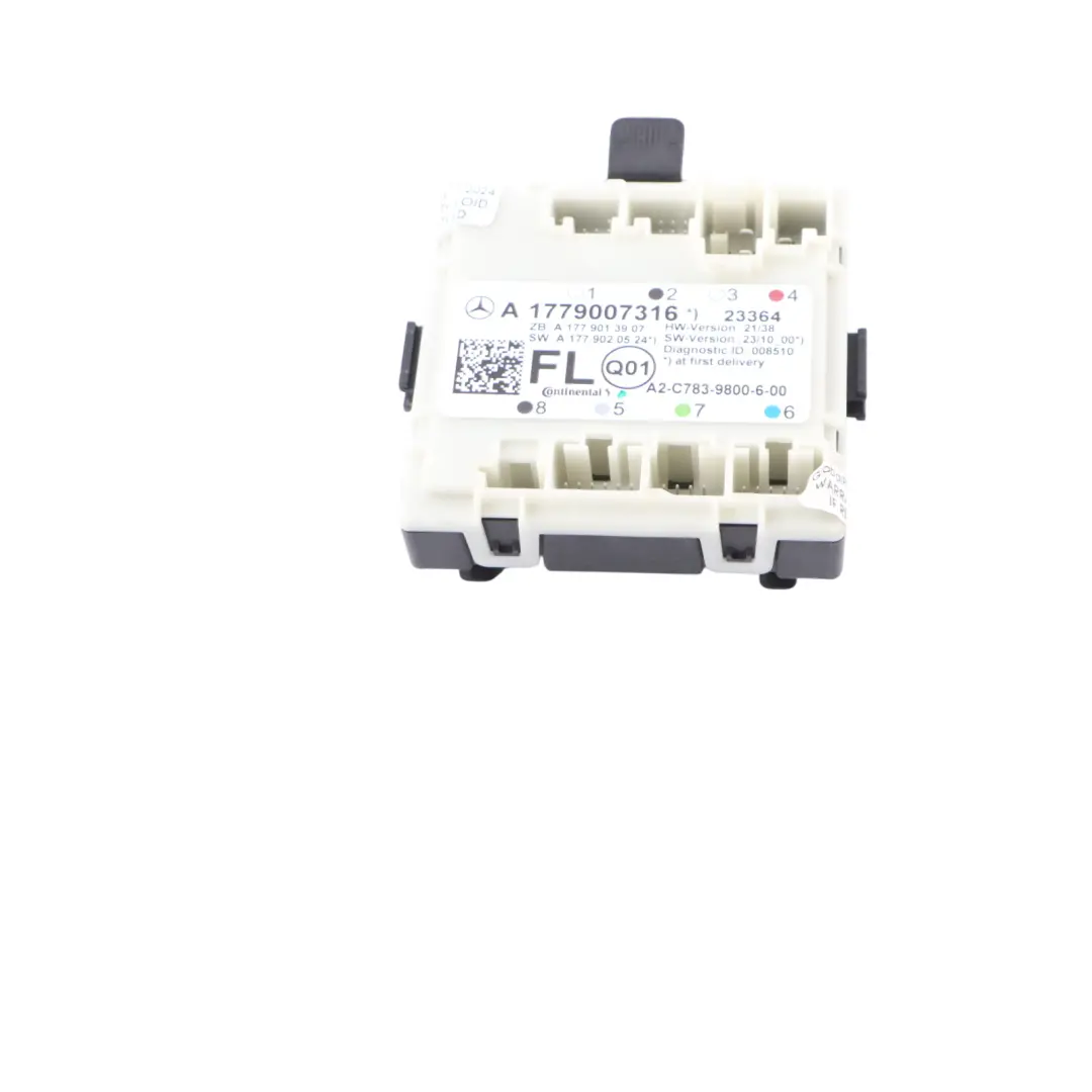 Türsteuergerät Vorne Links ECU für Mercedes W177 mit Teilenummer A1779007316 Mercedes W177 Türsteuergerät Vorne Links ECU - SKU A1779007316 - Teilenummer A1779007316