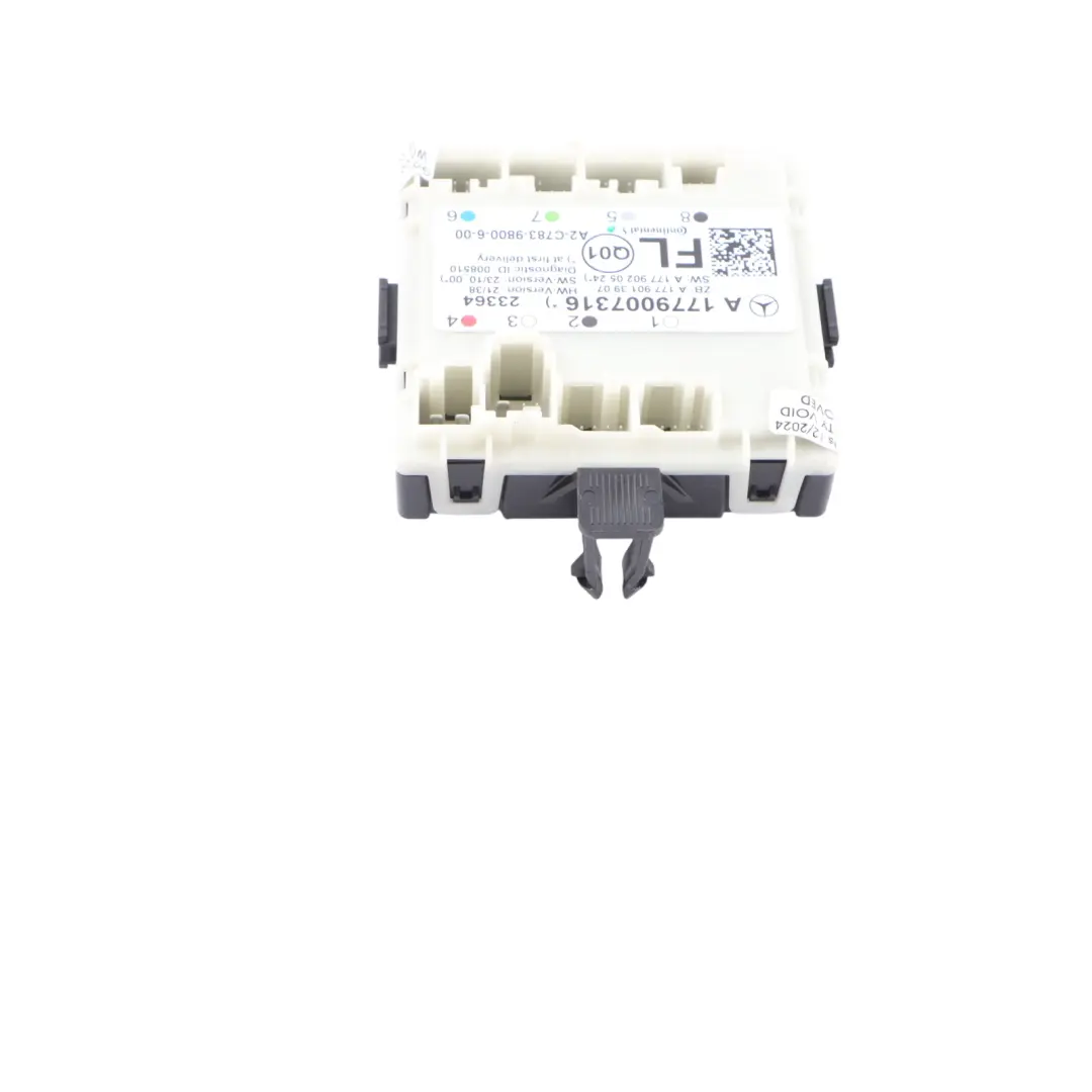 Mercedes W177 Front Door Control Module Left N/S Unit ECU - SKU A1779007316 - Part number A1779007316