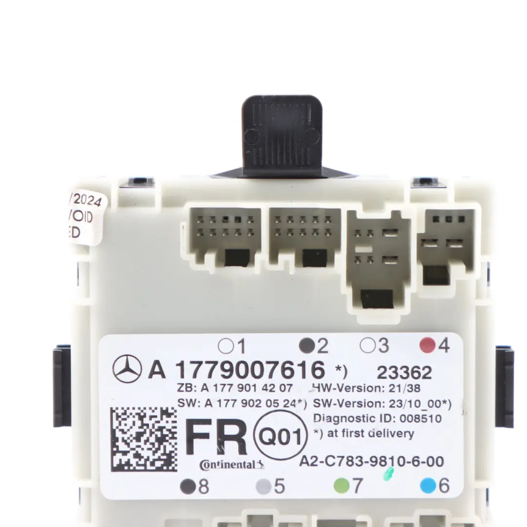 Mercedes C118 W177 W247 Moduł Sterownik Drzwi Prawy Przód - SKU A1779007616 - Numer Części A1779007616
