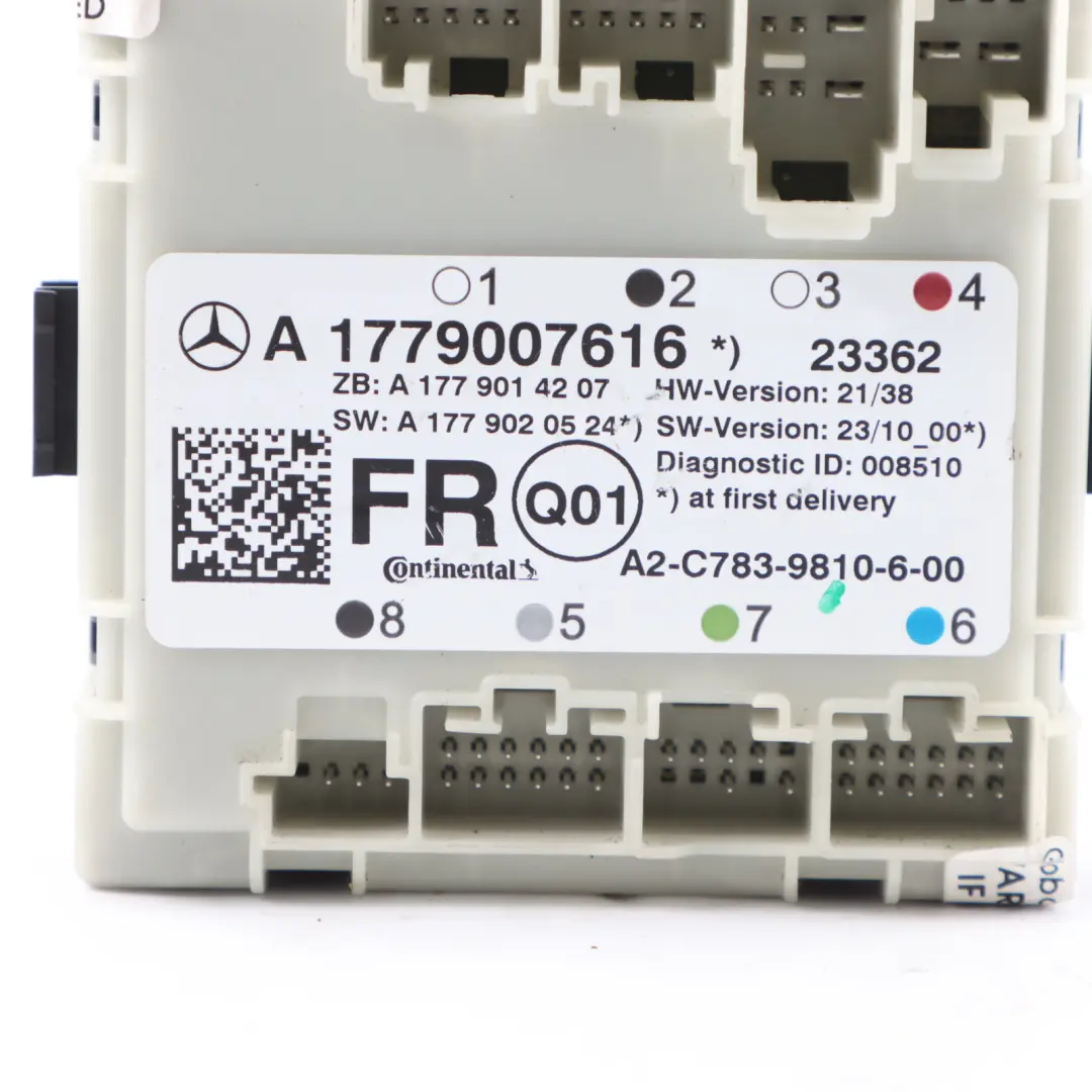 Mercedes C118 W177 W247 Module De Commande De Porte Avant Droite - SKU A1779007616 - Numéro de pièce A1779007616