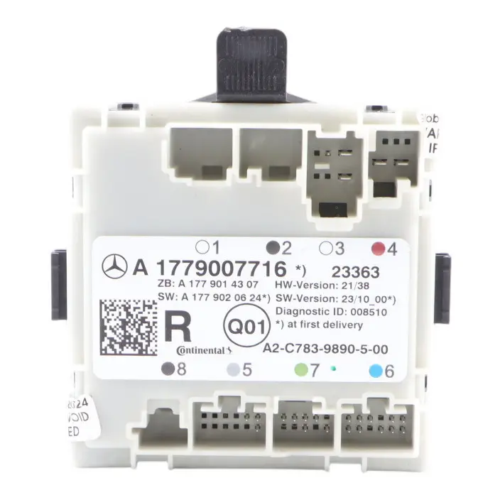 Mercedes W177 Module contrôle portes avant gauche droite unité ECU A1779007716
