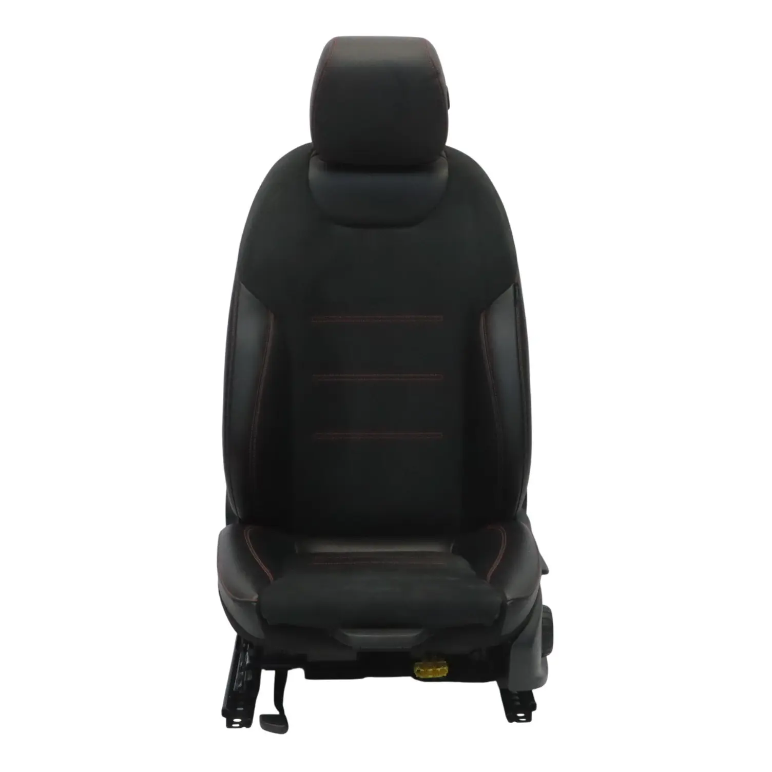 Mercedes V177 Front Seat Left N/S Imitation Leather Microfiber Black Red Thread