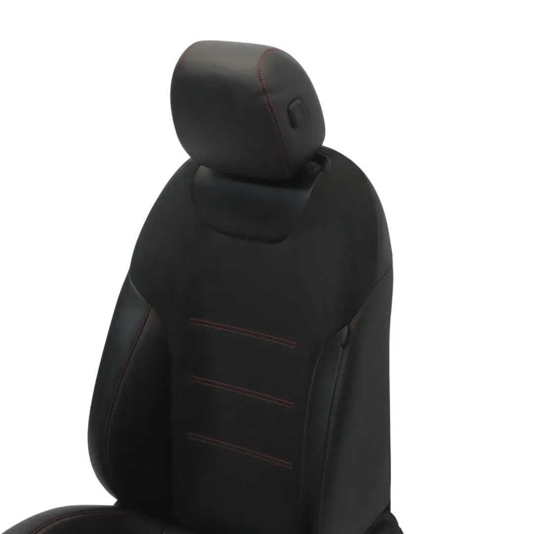 Mercedes V177 Asiento Delantero Izquierdo Imitación Cuero Negro Rojo Hilo - SKU A1779102602-2 - Número de pieza A1779102602