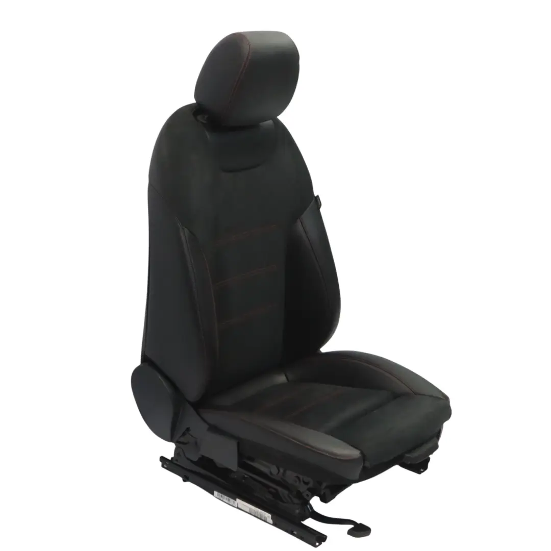 Mercedes V177 Asiento Delantero Izquierdo Imitación Cuero Negro Rojo Hilo - SKU A1779102602-2 - Número de pieza A1779102602
