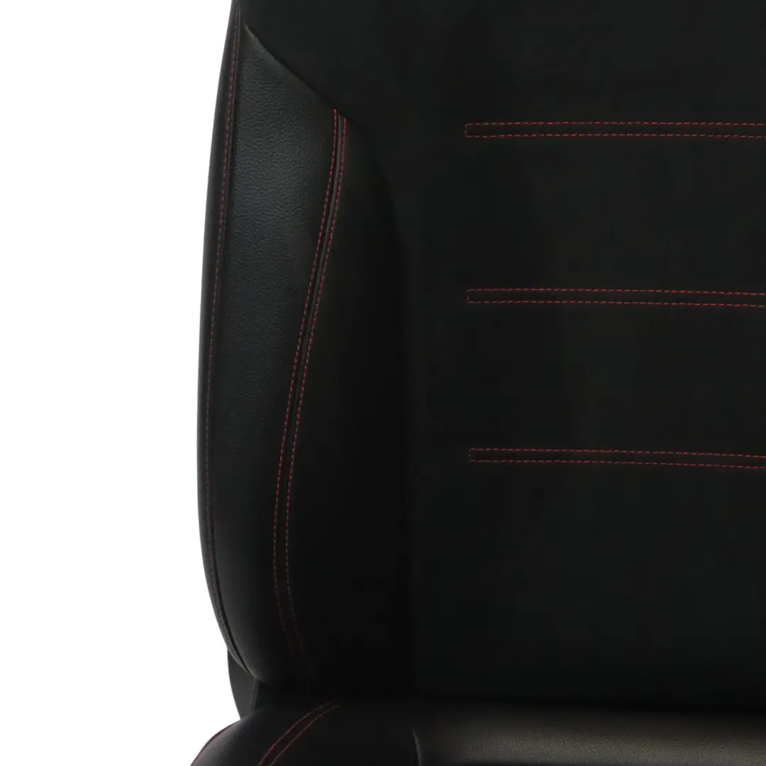 Mercedes V177 Fotel Lewy Przód Półskóra Czarna Czerwona Nić - SKU A1779102602-2 - Numer Części A1779102602