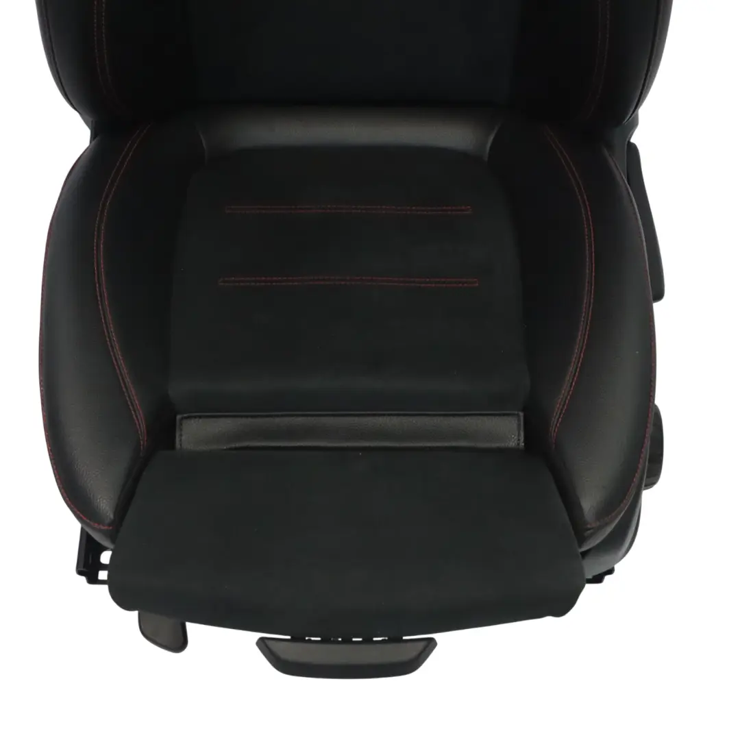 Front Seat Left N/S Imitation Leather Microfiber Black Red Thread to Mercedes V177 with Part number A1779102602 Mercedes V177 Front Seat Left N/S Imitation Leather Microfiber Black Red Thread - SKU A1779102602-2 - Part number A1779102602
