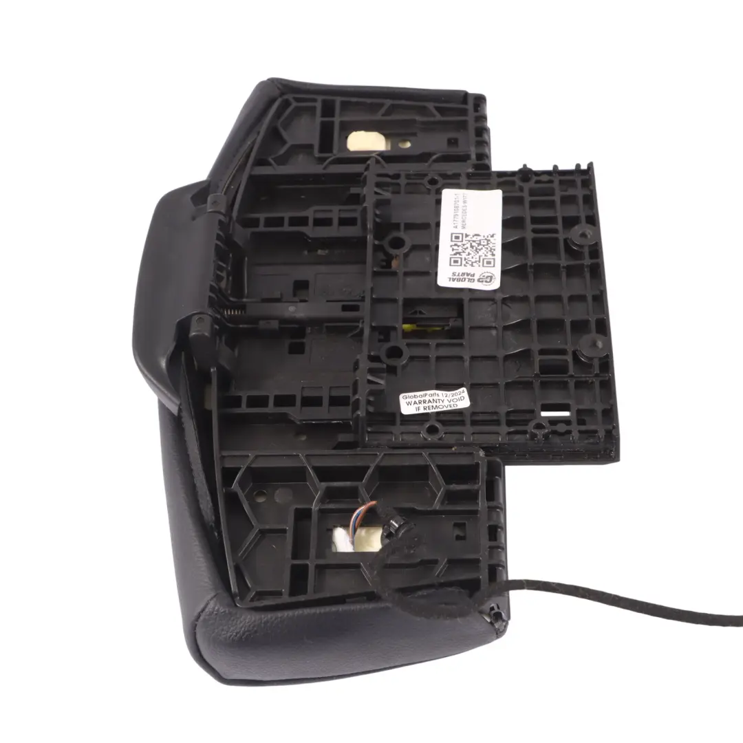 Mercedes W177 Sedile anteriore sportivo Supporto cosce in similpelle nero - SKU A1779108701-1 - Numero di parte A1779108701