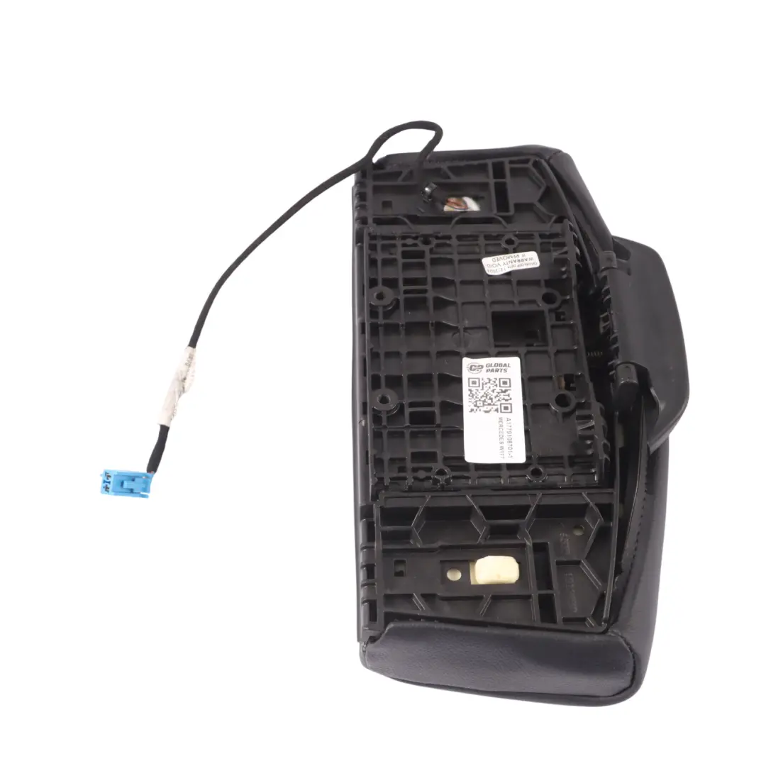 Mercedes W177 Sedile anteriore sportivo Supporto cosce in similpelle nero - SKU A1779108701-1 - Numero di parte A1779108701