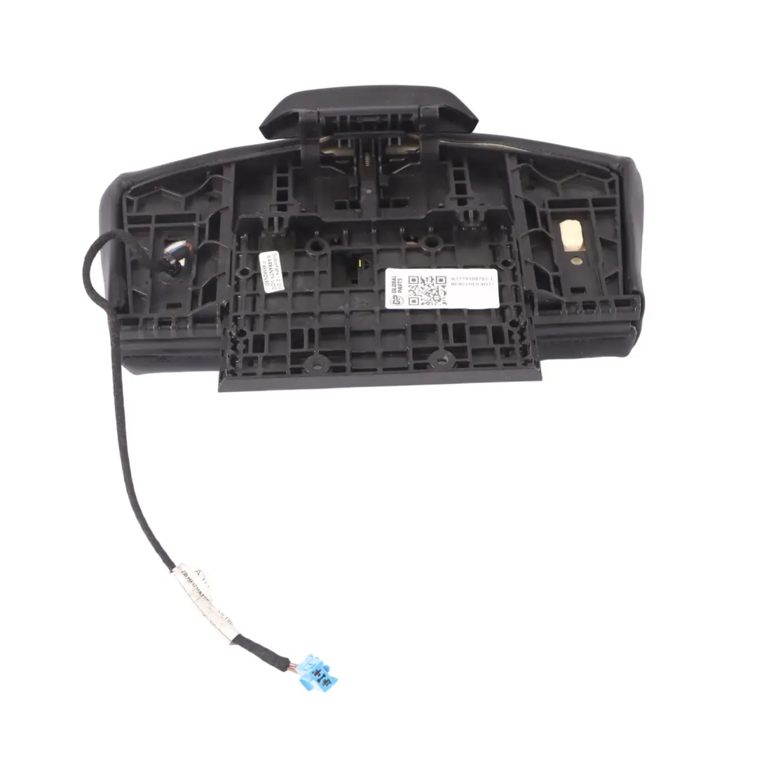 Mercedes W177 Sedile anteriore sportivo Supporto cosce in similpelle nero - SKU A1779108701-1 - Numero di parte A1779108701