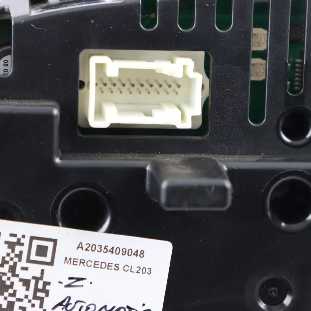 Instrument Cluster Petrol Speedo Clocks Automatic to Mercedes CL203 with Part number A2035409048 Mercedes CL203 Instrument Cluster Petrol Speedo Clocks Automatic - SKU RHD-A2035409048 - Part number A2035409048