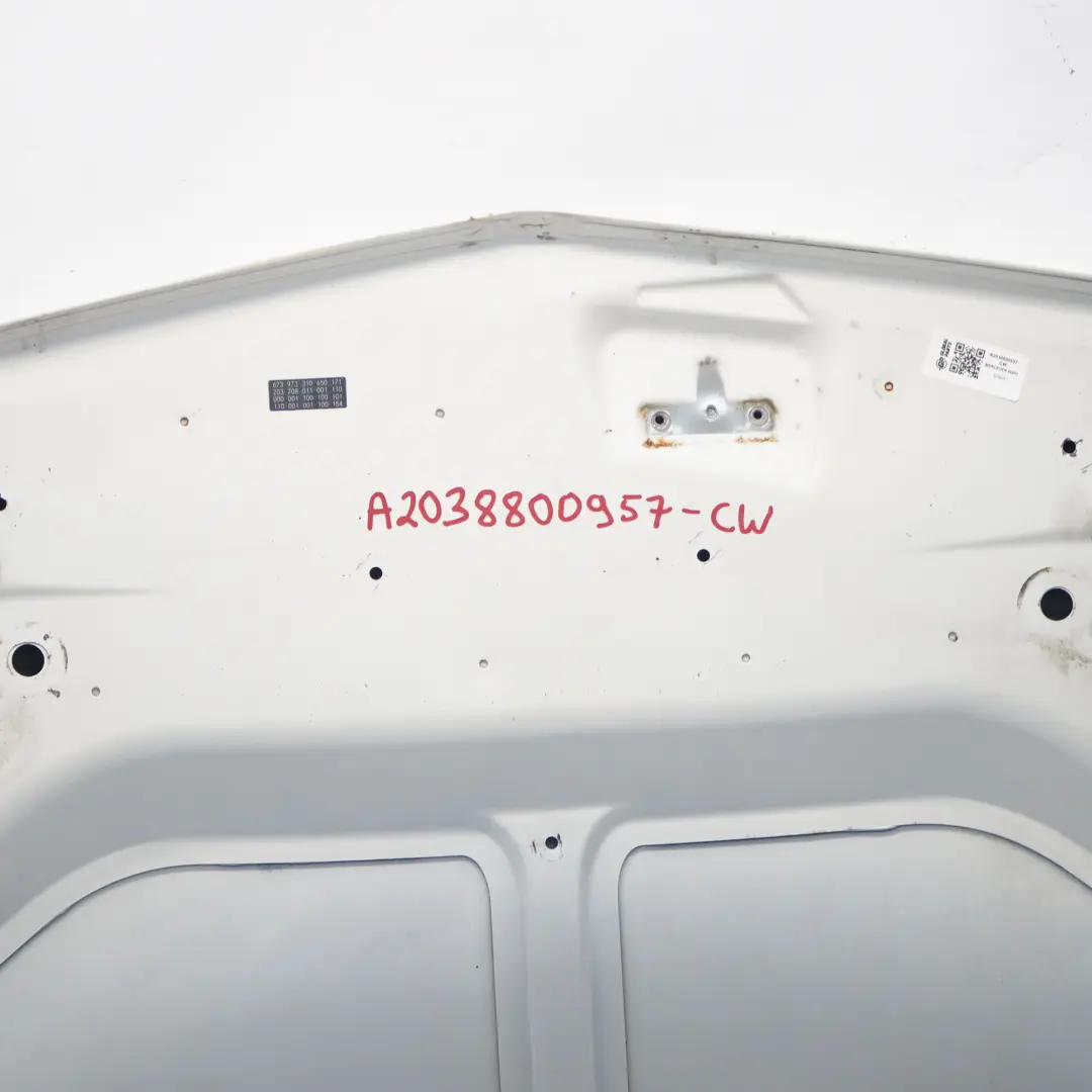 Mercedes W203 CL203 Hood Bonnet Trim Panel - SKU A2038800957-CW - Part number A2038800957