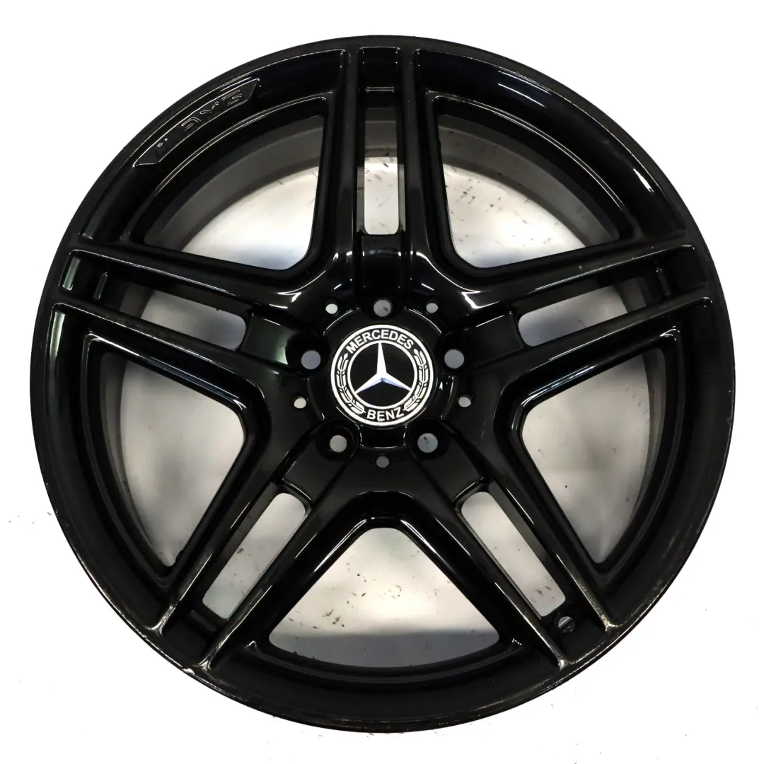 Mercedes W204 AMG Nero Cerchio In Lega A 5 Doppie Razze 18" ET:50 8J - SKU A2044014102-1 - Numero di parte A2044014102