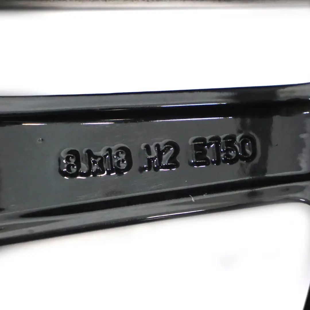 Mercedes W204 AMG Nero Cerchio In Lega A 5 Doppie Razze 18" ET:50 8J - SKU A2044014102-1 - Numero di parte A2044014102