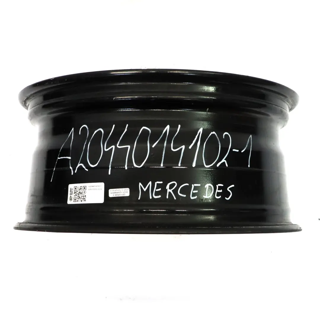 Mercedes W204 AMG Nero Cerchio In Lega A 5 Doppie Razze 18" ET:50 8J - SKU A2044014102-1 - Numero di parte A2044014102